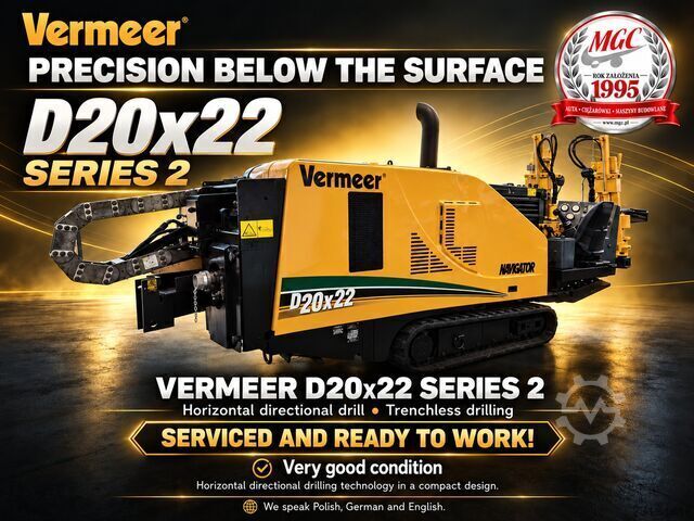  Vermeer D20x22 Series 2 / Serviced!