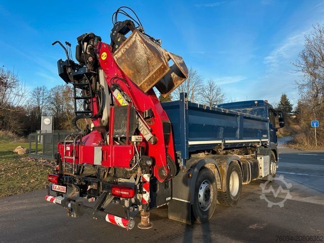 Auto-dizalica montirana na kamionu MAN TGS 26.420 Selbstlader Kran Kipper 2xBordmatik