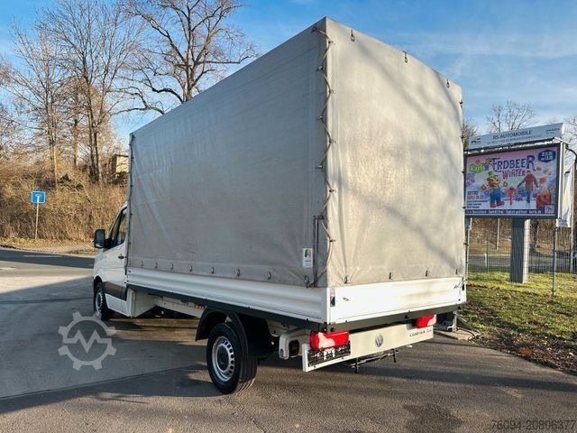 Curtain sider van VOLKSWAGEN Crafter 35 MAXI Pritsche PLANE