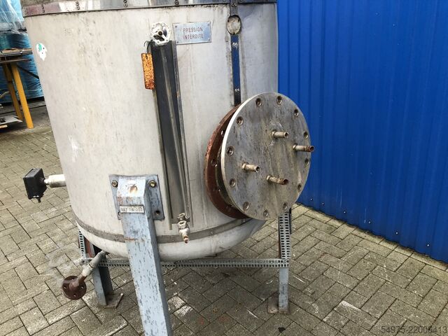 Réservoir en acier inoxydable de 600 L avec isolation  