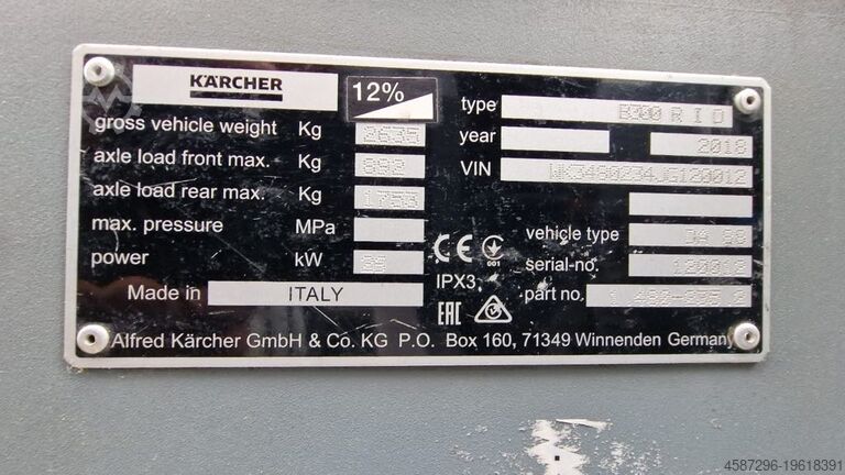 Karcher B 300 R I D schrobzuigmachine met garantie Karcher B 300 R I D