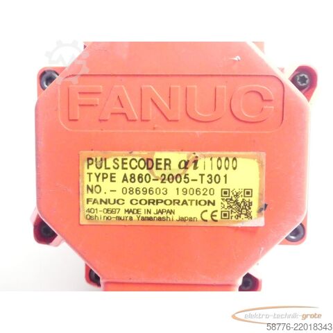 Unidade de controlo Fanuc A06B-0218-B001 Servo Motor SN C197F19B6 + Pulsecoder A860-2005-T301