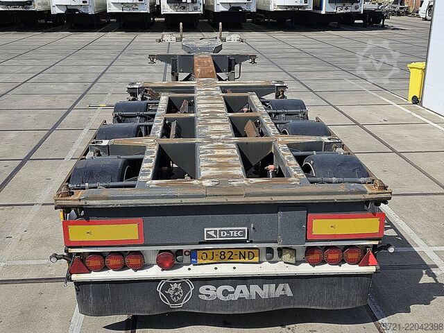 Containertransport D-TEC FT-43-03V MULTI 2X LIFT AXLE
