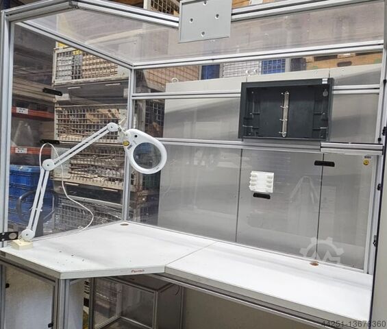 Workplace workbench desk Bosch Rexroth AG Arbeitsplatz