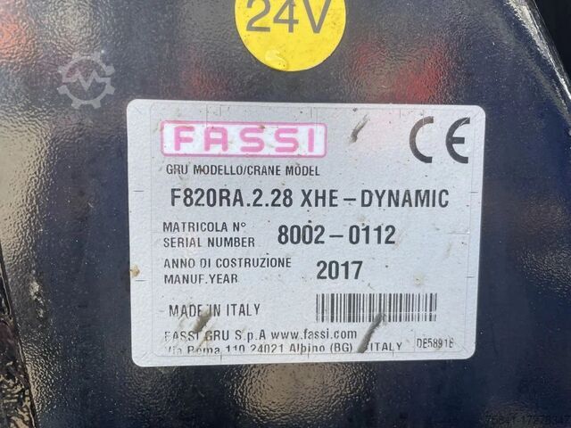 Kranbil Mercedes-Benz Arocs 3251 AROCS 3251 8x2 FASSI F820RA.2.28