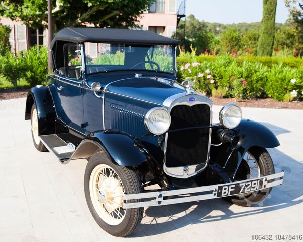 Voiture de Collection med certificering FORD FORD 1930 Model A Roadster de-luxe