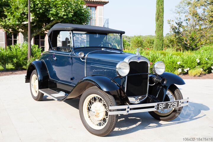 Voiture de Collection med certificering FORD FORD 1930 Model A Roadster de-luxe