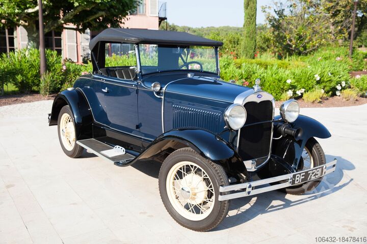 Voiture de Collection med certificering FORD FORD 1930 Model A Roadster de-luxe