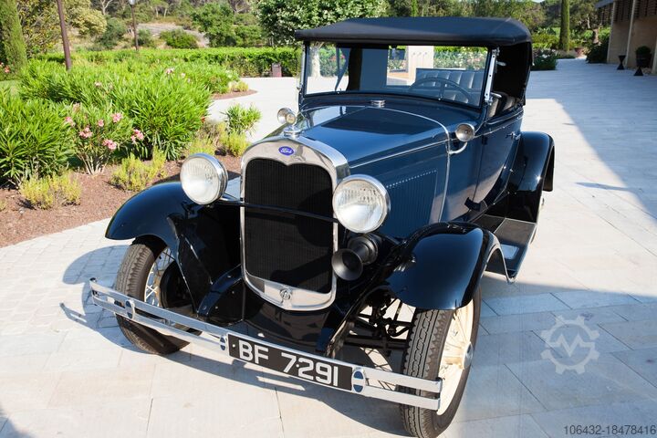 Voiture de Collection med certificering FORD FORD 1930 Model A Roadster de-luxe