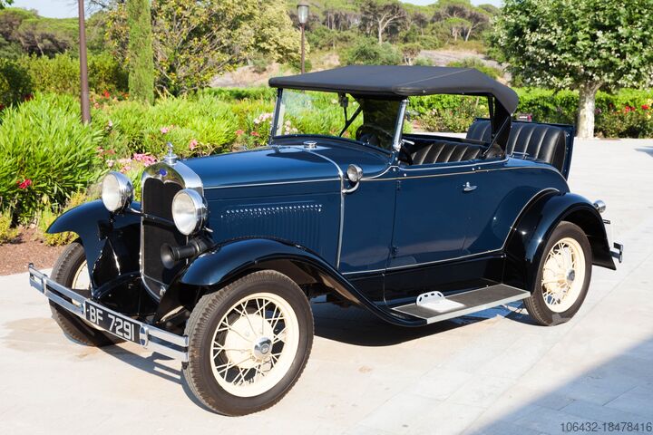 Voiture de Collection med certificering FORD FORD 1930 Model A Roadster de-luxe