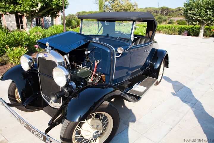 Voiture de Collection med certificering FORD FORD 1930 Model A Roadster de-luxe