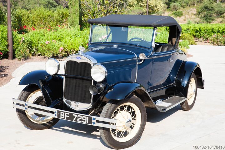 Voiture de Collection med certificering FORD FORD 1930 Model A Roadster de-luxe