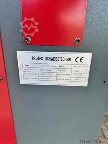Hegesztőasztal Protec Siegmund, Demmeler HDL 1500 Hub Drehtisch