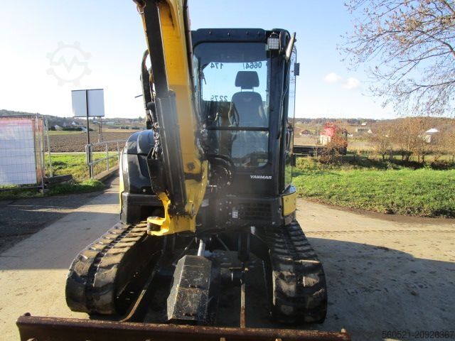 Minibagr Yanmar VIO 57 - POWERTILT + Schnellwechsler + 4 Löffel