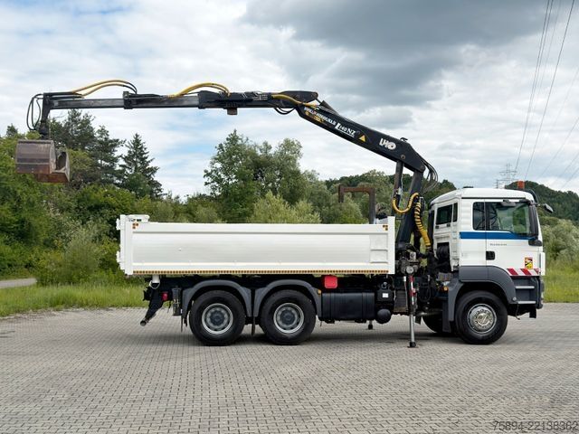 Żuraw samochodowy MAN TGS 26.440*KIPPER 5,20 m + LHO L140NZ * 6x4 *TOP