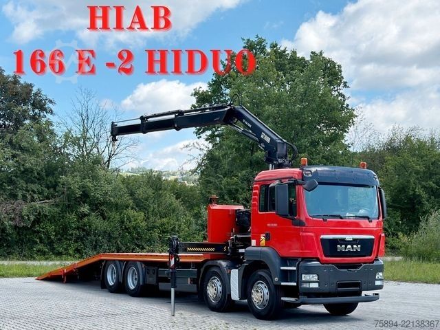Biltransport lastbil MAN TGS 35.360* Abschleppwagen 7,80m * KRAN/ FUNK