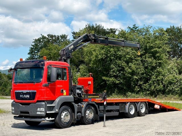 Biltransport lastbil MAN TGS 35.360* Abschleppwagen 7,80m * KRAN/ FUNK
