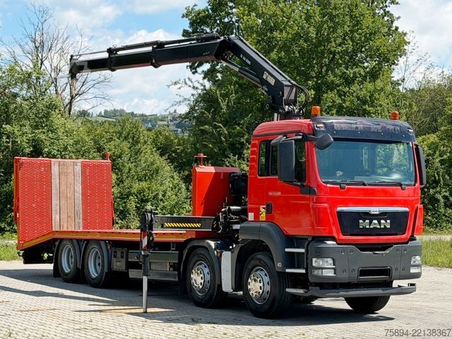 Biltransport lastbil MAN TGS 35.360* Abschleppwagen 7,80m * KRAN/ FUNK