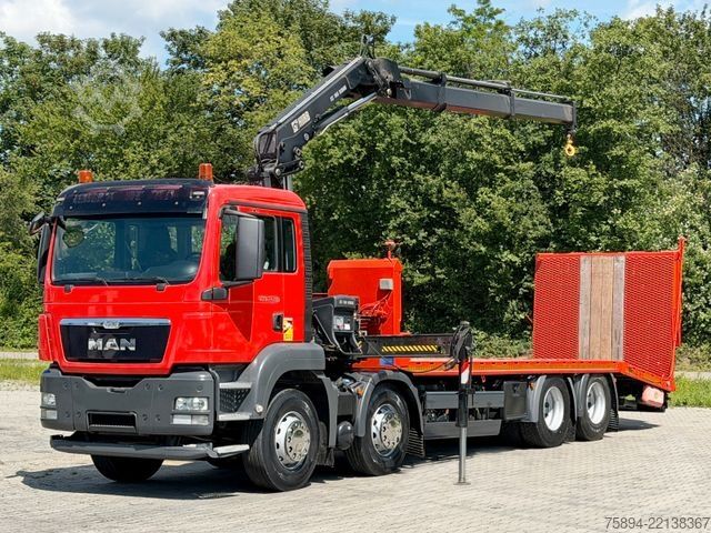Biltransport lastbil MAN TGS 35.360* Abschleppwagen 7,80m * KRAN/ FUNK
