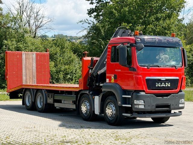 Biltransport lastbil MAN TGS 35.360* Abschleppwagen 7,80m * KRAN/ FUNK