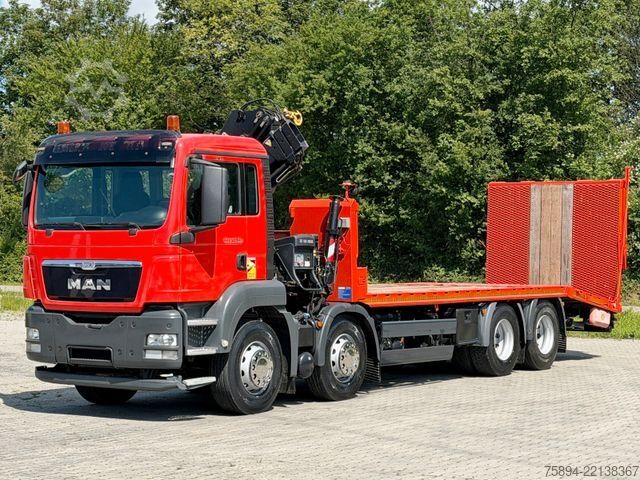 Biltransport lastbil MAN TGS 35.360* Abschleppwagen 7,80m * KRAN/ FUNK