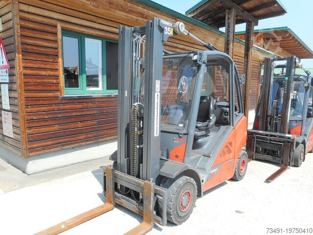 4-τροχο περονοφόρο ανυψωτικό Linde H25T-02 Triplex