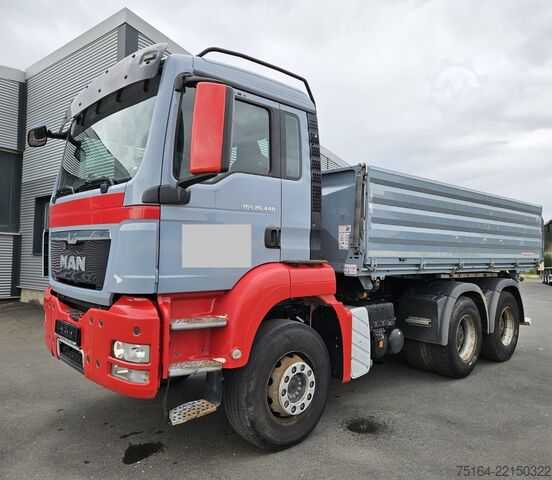 Tre-sidet tipbil MAN 26.440 FK 6x4