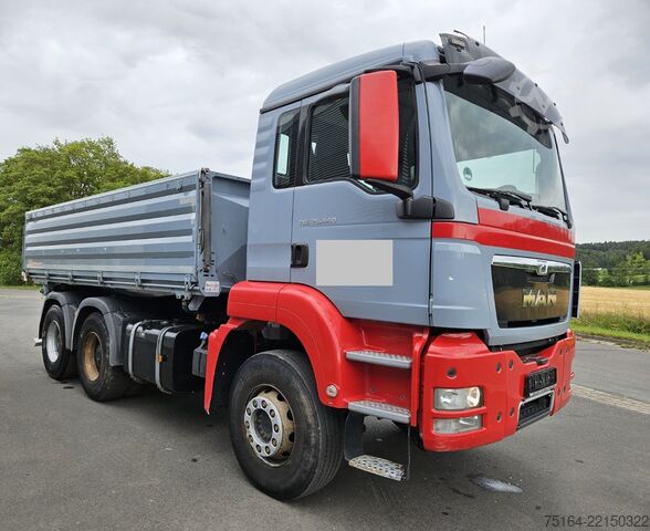 Tre-sidet tipbil MAN 26.440 FK 6x4