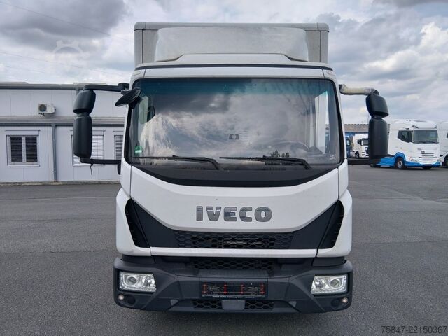 Autocamion cu caroserie tip cutie Iveco EuroCargo ML 75 E 19/P LBW Türe im Koffe