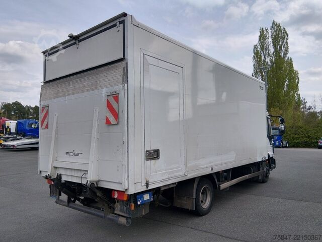 Autocamion cu caroserie tip cutie Iveco EuroCargo ML 75 E 19/P LBW Türe im Koffe