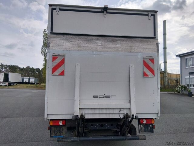 Autocamion cu caroserie tip cutie Iveco EuroCargo ML 75 E 19/P LBW Türe im Koffe