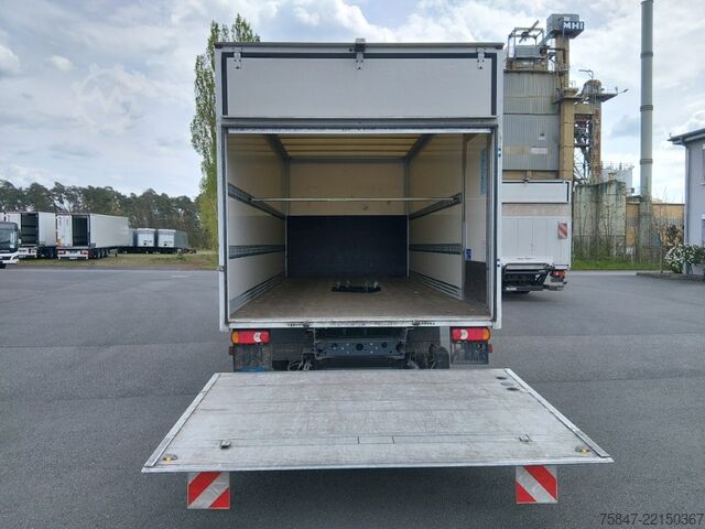 Autocamion cu caroserie tip cutie Iveco EuroCargo ML 75 E 19/P LBW Türe im Koffe