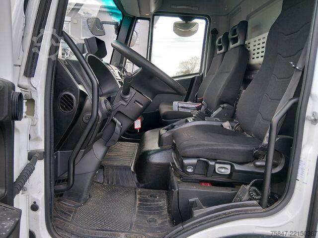 Autocamion cu caroserie tip cutie Iveco EuroCargo ML 75 E 19/P LBW Türe im Koffe