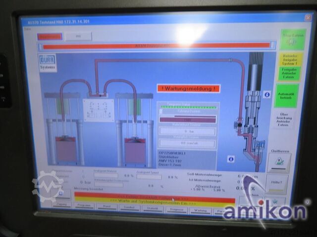 Station d'essai pour têtes d'encollage incluse DÜRR 5 Robotergeführte Kleberköpfe