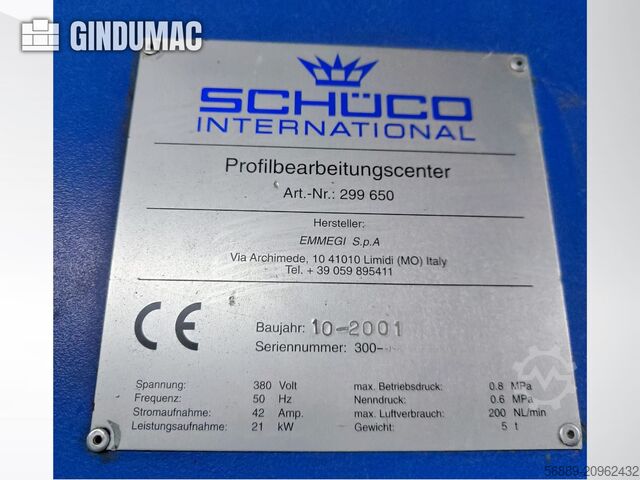 SCHÜCO profielbewerkingscentrum SCHÜCO Profilbearbeitungscenter