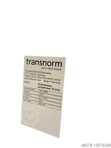 Rollenbaan Rollenbaan Transnorm 8250-670-655