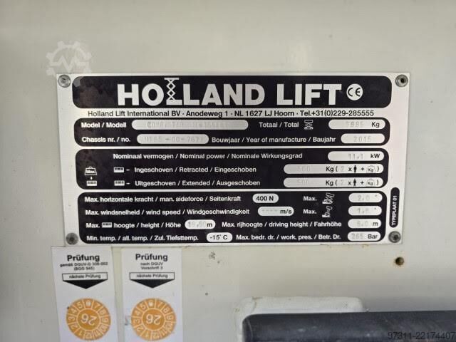 Elevador de tesoura Holland Lift N-165EL12