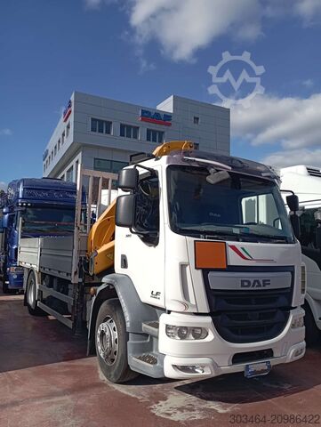 żuraw samochodowy DAF LF 18T LF 320 CV con gru EFFER