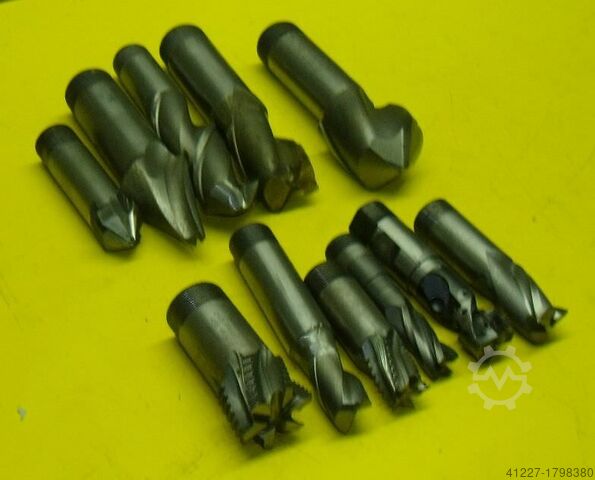 Frezy palcowe, 11 sztuk Stahl Verschiedene Durchmesser