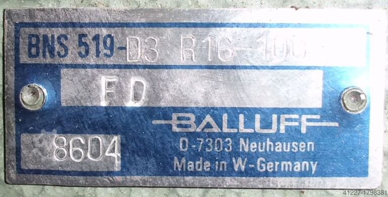 Eindaanslag-sensor voor reeks Balluff BNS 519-D03 R16-100-10-FD