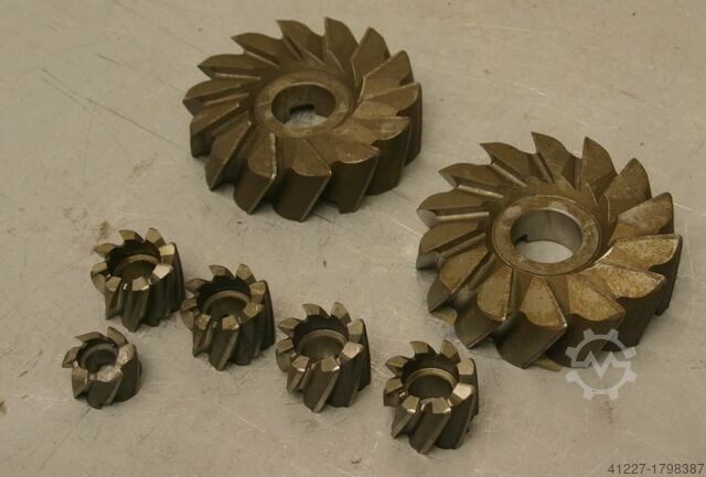 Molino de corte 7 piezas... Gerfa Verschiedene Durchmesser