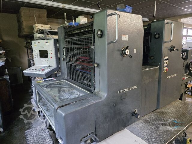 2 Farben Offsetdruckmaschine - 2 Color Offset Press Heidelberg MOZP-S