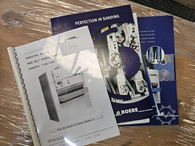 Wide belt sander Boere Sandrite 1100 KC