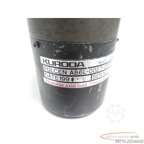 Unidade de controlo Kuroda A86L-0027-0001 # 002 Drehgeber SN: 38171