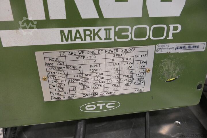 INVERTER ARGO - WIG-Schweißanlage INVERTER ARGO MARK II 300P