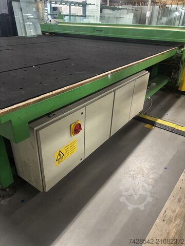 τραπέζι κοπής γυαλιού και τραπέζι τροφοδοσίας Bottero 734 AVL