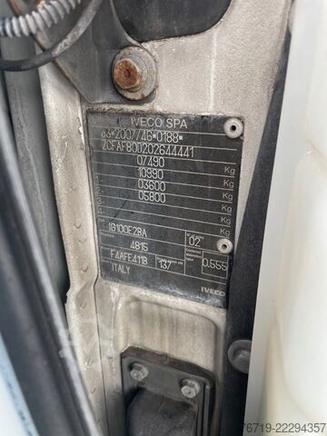 Boxvogn IVECO Eurocargo 80E19 Koffer/LBW 1.Hand