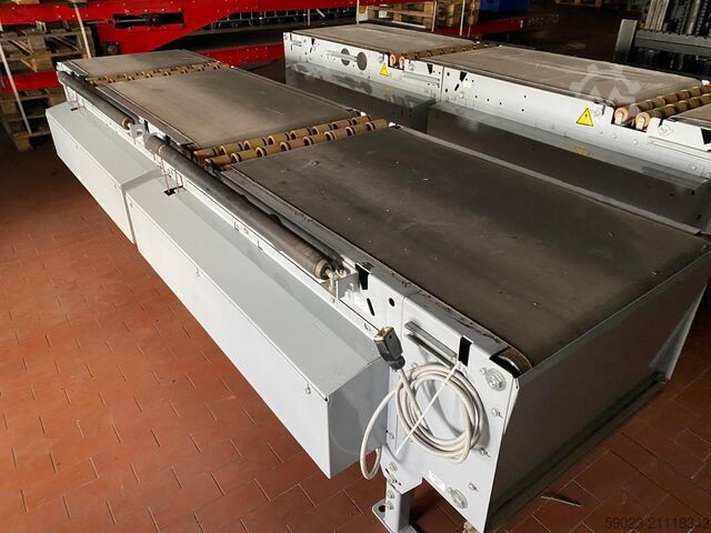 Transportband, 3-delige bandtransporteur van der Lande Pneumatic Energy