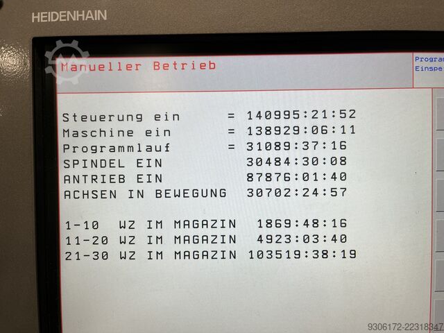 Freesmachine HERMLE C 600 V