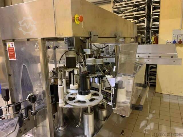 Gebruikte Omar 2010 droog-, capsuleer- en etiketteermonoblock – 1500 flessen/uur Omar Srl SMPH2